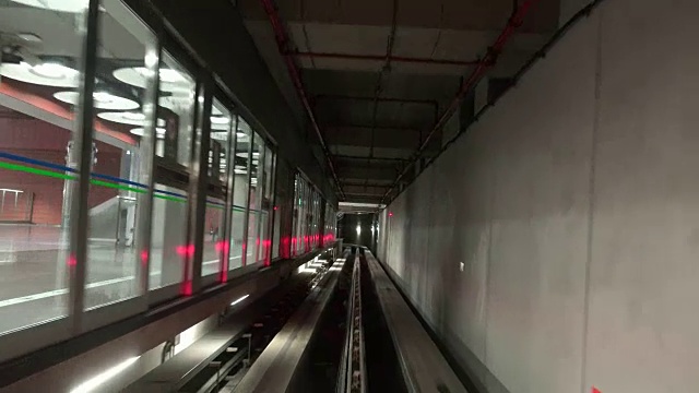 地铁隧道和轨道视频下载