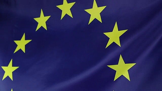 欧盟纺织品旗帜视频下载