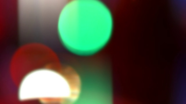 绿色和红色抽象出焦散背景视频素材