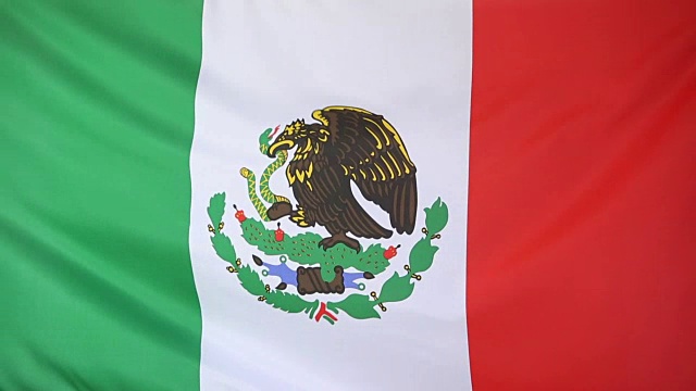 墨西哥纺织品旗帜视频下载