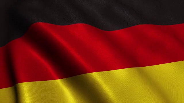 德国国旗视频循环- 4K视频素材