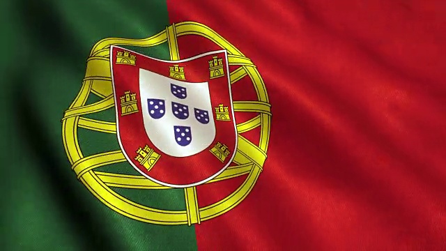 葡萄牙国旗视频循环- 4K视频下载