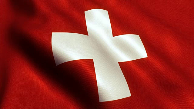 瑞士国旗视频循环- 4K视频下载
