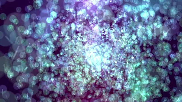 Pychedelic抽象亮圆背景。视频素材