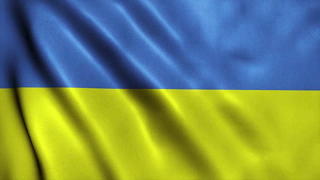 乌克兰国旗视频循环- 4K视频下载