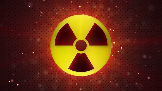 放射性符号可循环的行业背景视频下载