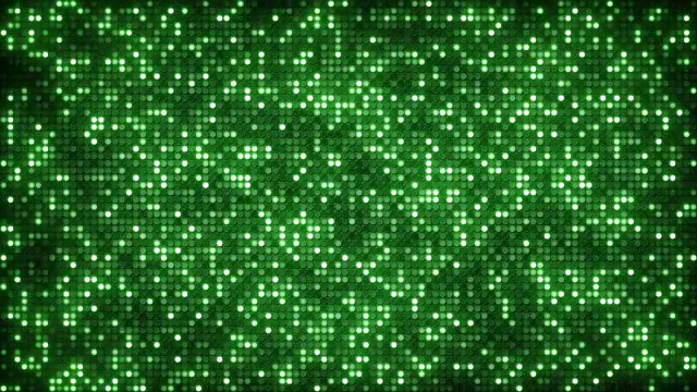 绿色闪烁点可循环的背景视频素材