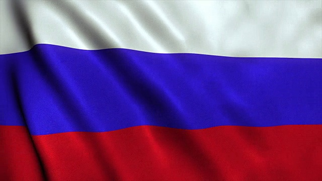 俄罗斯国旗视频循环- 4K视频下载