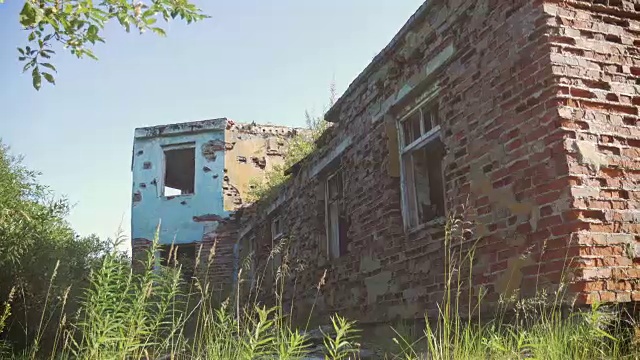 废弃的房子视频素材