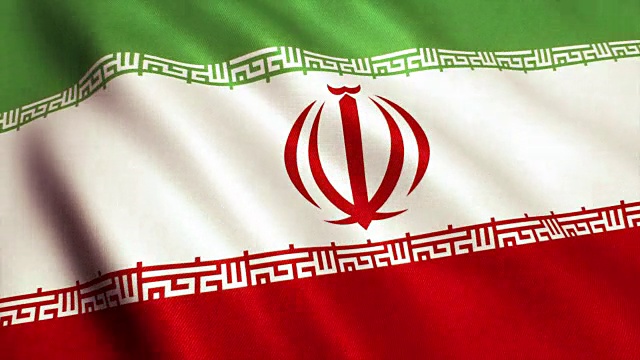 伊朗国旗视频循环- 4K视频下载
