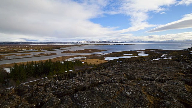 冰岛平瓦拉瓦湖的时间流逝视频下载