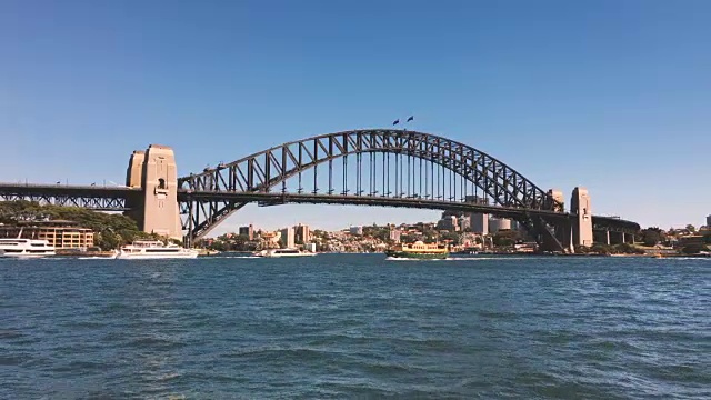 悉尼海港大桥。视频素材