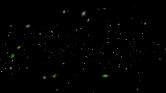 绿色粒子背景可循环视频下载