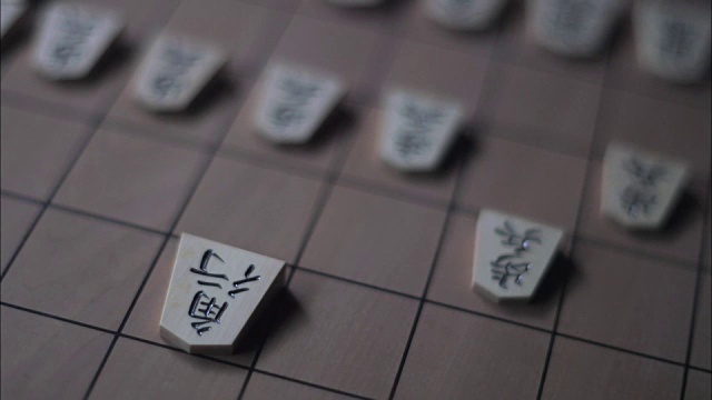 日本象棋游戏视频素材