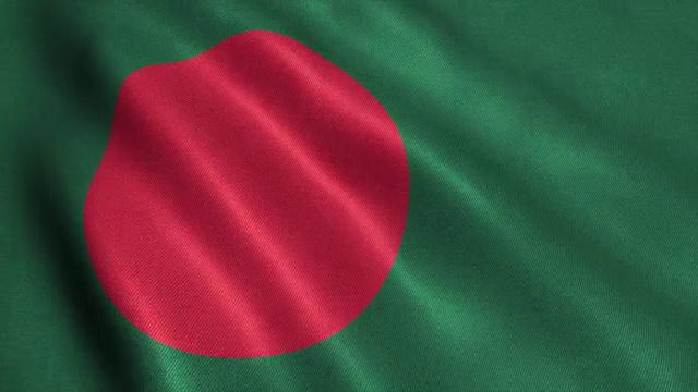 孟加拉国国旗视频循环- 4K视频下载