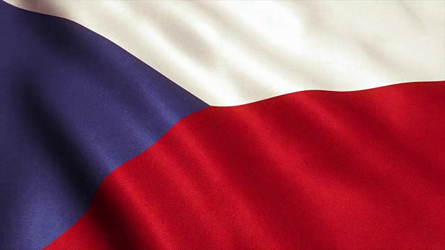 捷克国旗视频循环- 4K视频下载