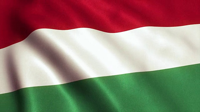 匈牙利国旗视频循环- 4K视频下载