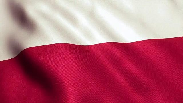 波兰国旗视频循环- 4K视频下载