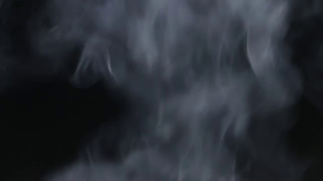 黑色背景上的烟雾视频下载