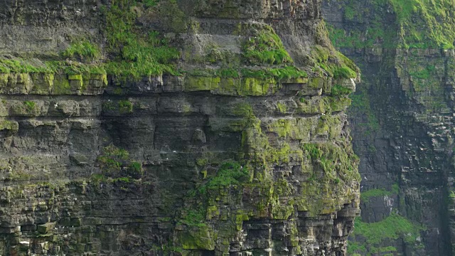 爱尔兰莫赫悬崖上的巨石视频下载