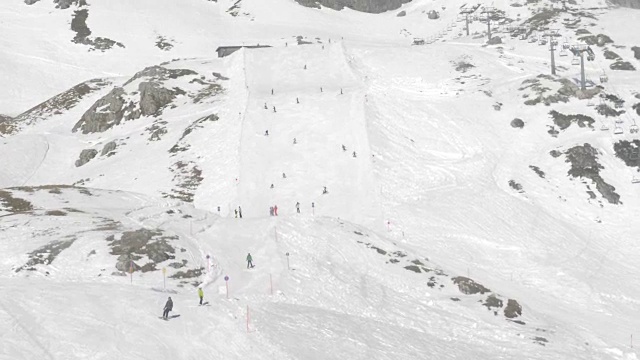 冬季滑雪景观视频素材