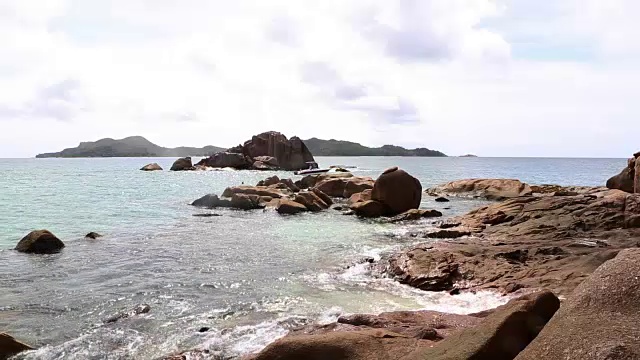 塞舌尔圣皮埃尔热带海岸视频下载