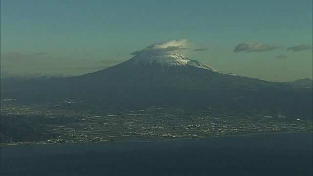 新年早晨，富士山，日本视频素材