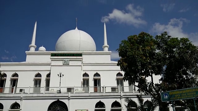 印度尼西亚雅加达的爱资哈尔清真寺视频下载