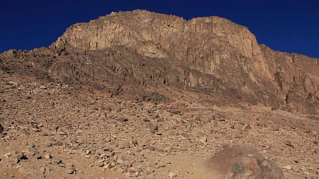 神圣的地方-摩西山。西奈半岛。埃及视频下载
