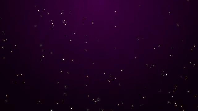 动态紫色运动背景。抽象的发光恒星和火花。全高清无缝环剪辑视频素材