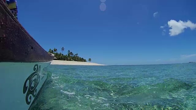 热带岛屿塔瓦卢瓦，斐济视频下载