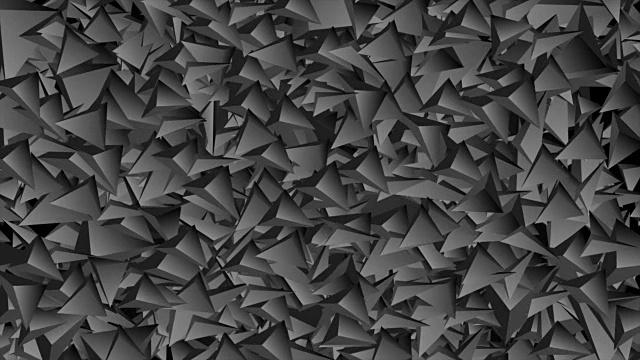 黑色几何多边形三角形视频动画视频素材