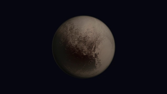 行星冥王星。视频素材