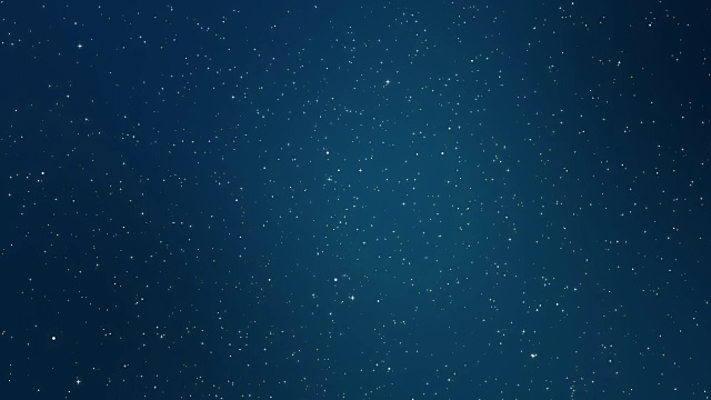 满是星星的冬夜天空视频素材