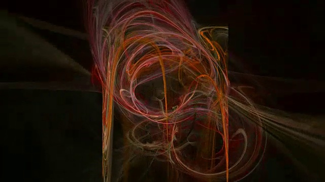 彩色红线图案抽象运动背景视频素材