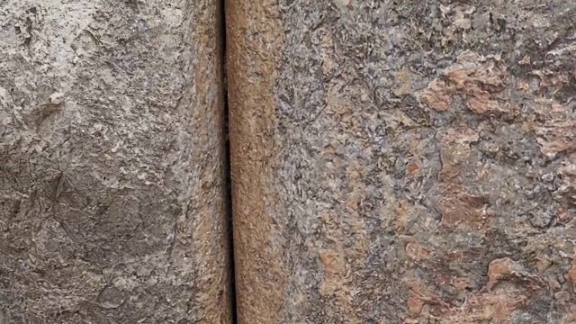 南美秘鲁库斯科附近萨克塞瓦曼的一堵古印加墙视频下载