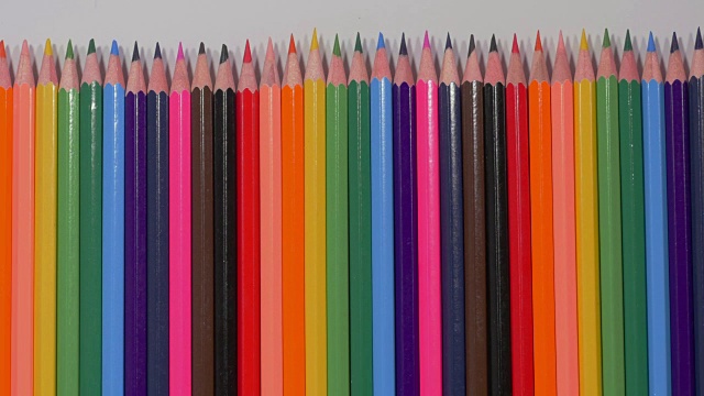 一套彩色铅笔视频素材
