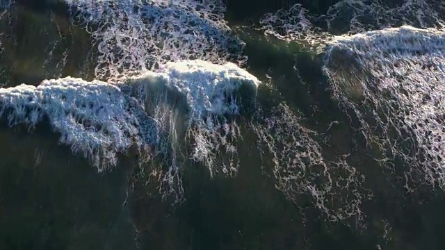 海浪，海洋，大洋路，墨尔本，维多利亚，澳大利亚视频下载