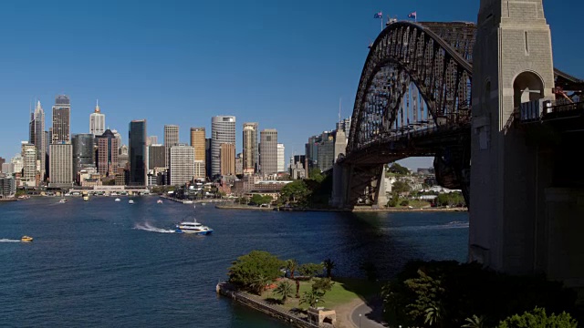 悉尼海港大桥，悉尼，新南威尔士，澳大利亚视频素材