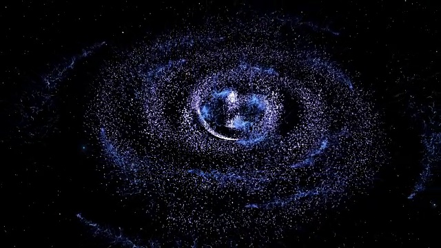 宇宙空間の星雲 Nebula in outer space视频下载