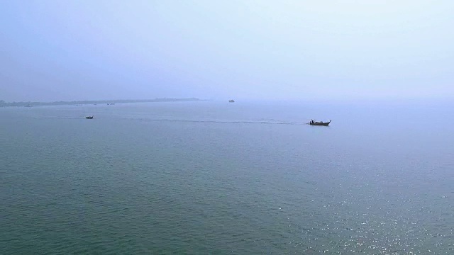 无人机驾驶泰国船只视频下载