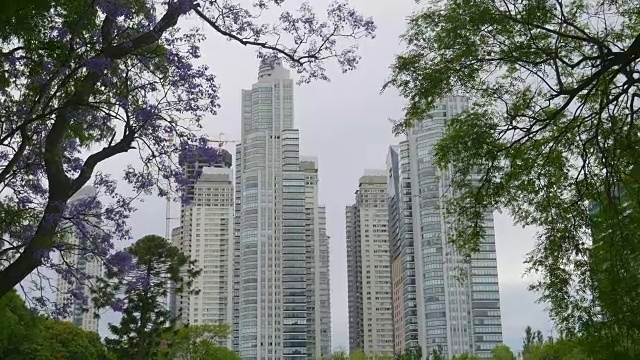 马德罗港外的Skyscrapers，布宜诺斯艾利斯，视频下载