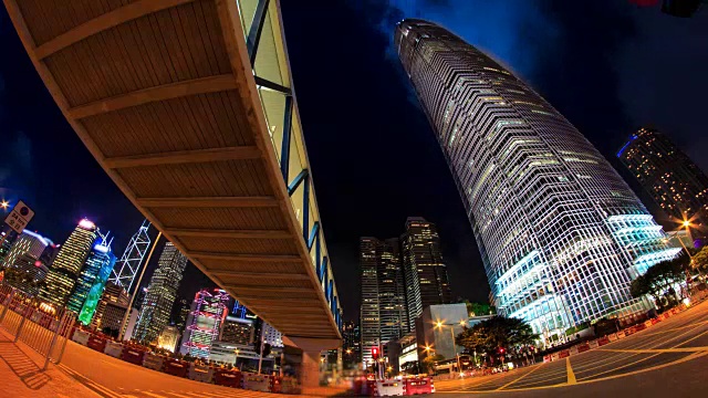 香港夜景4K时光流逝视频素材