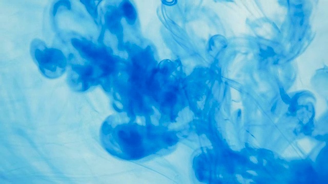 液体,抽象,彩色图片,蓝色视频素材