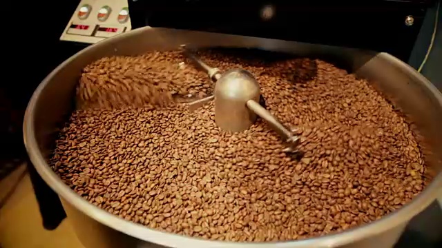 咖啡干燥机视频素材