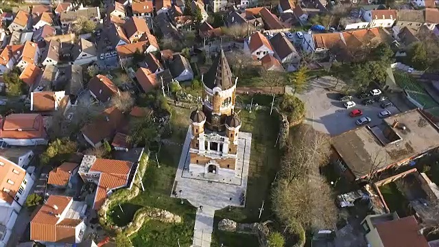Gardos Tower，贝尔格莱德，塞尔维亚视频素材