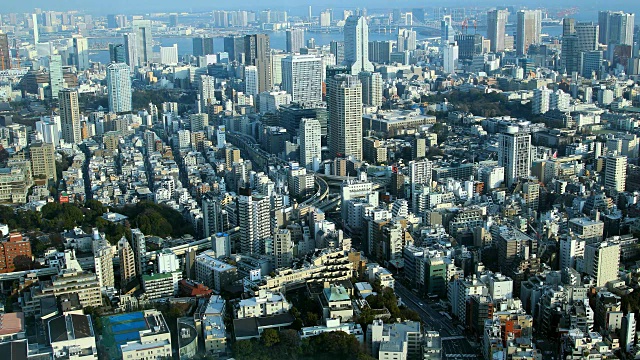 地形,城市,东京,汽车视频素材