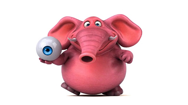 粉色大象- 3D动画视频下载