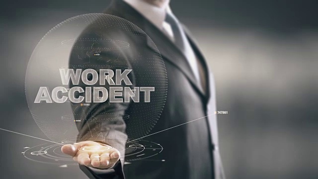 工作事故商人手持新技术视频下载