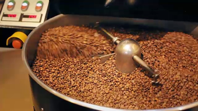 咖啡干燥机视频素材